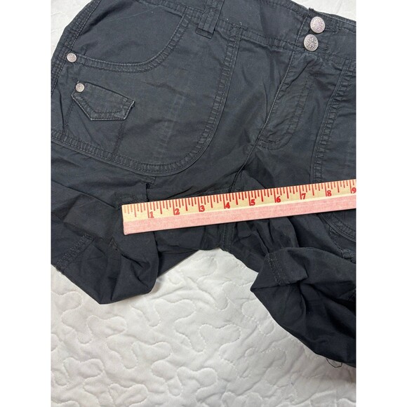 INC International Concepts Black Chino Y2K 4” inseam shorts size 4 - Picture 6 of 7